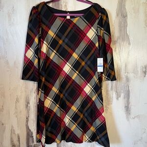 NWT Jessica Howard 3/4 Sleeve Shift Dress Size XL